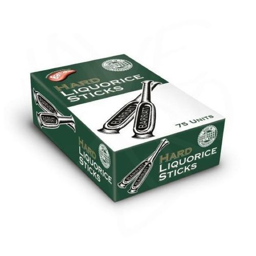 Hard Liquorice Sticks in a box