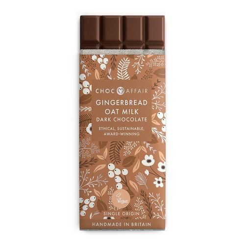 Choc Affair - Gingerbread Oat M!lk Chocolate Bar 90g