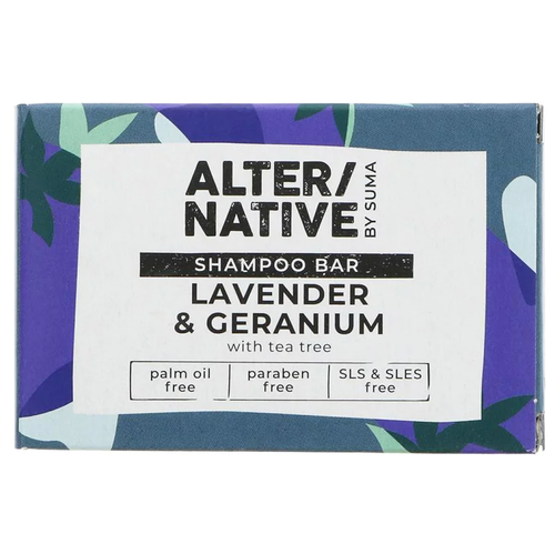 Alternative by Suma Shampoo Bar - Lavender & Geranium - 95g