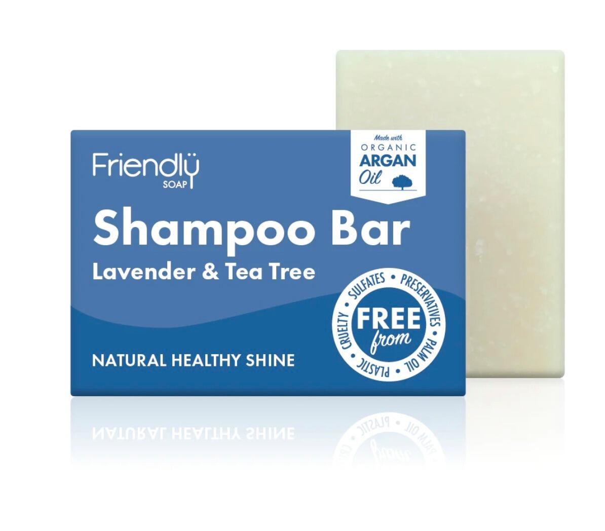 Friendly Shampoo Bar - Lavender & Tea Tree 95g
