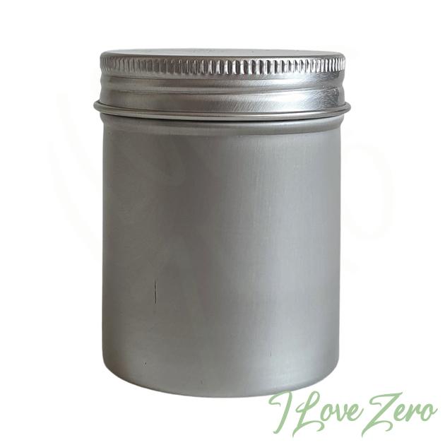 1 Oz Aluminum Screw Top Tins - 32 Pack With Blank Labels For DIY & Storage