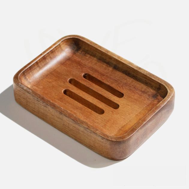 Acacia Wood Soap Dish