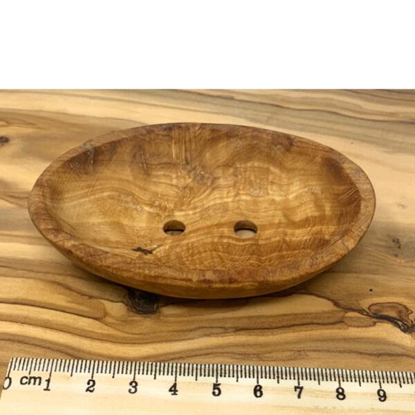 Olive Wood Soap Dish - Oval 9cm