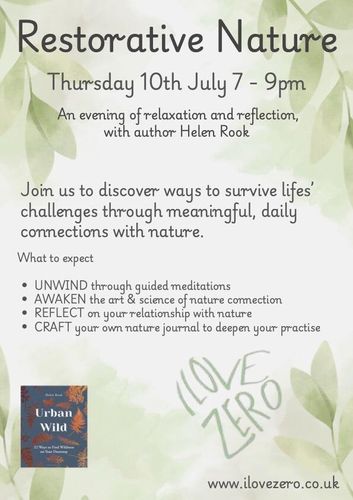 Restorative Nature - Evening Event Thursday 10th July 2025