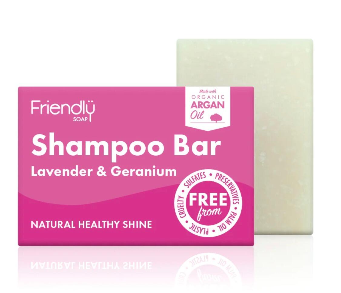 Friendly Shampoo Bar - Lavender & Geranium 95g