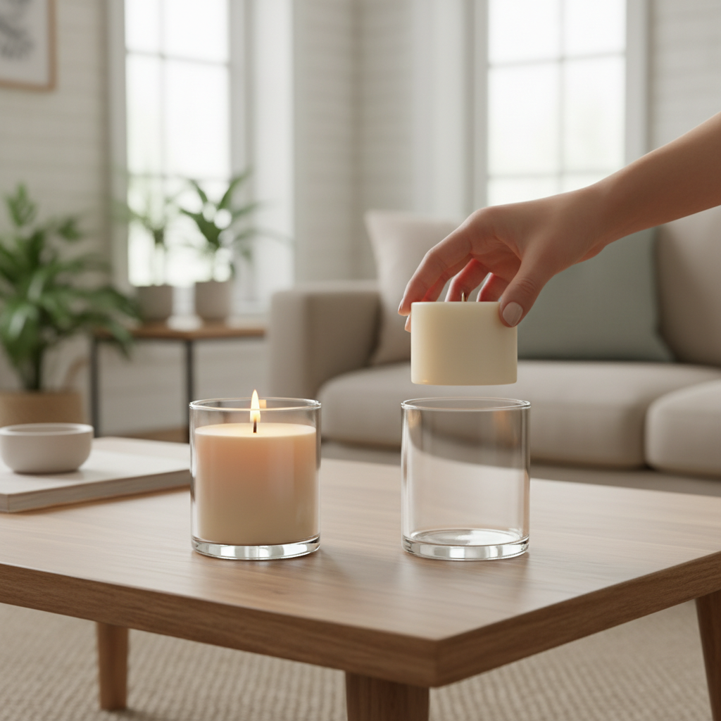 Refillable Candle Shell Refillable Candle Jars