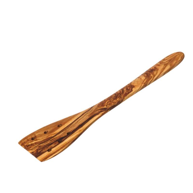 Olive Wood Spatula With Perforations 30cm