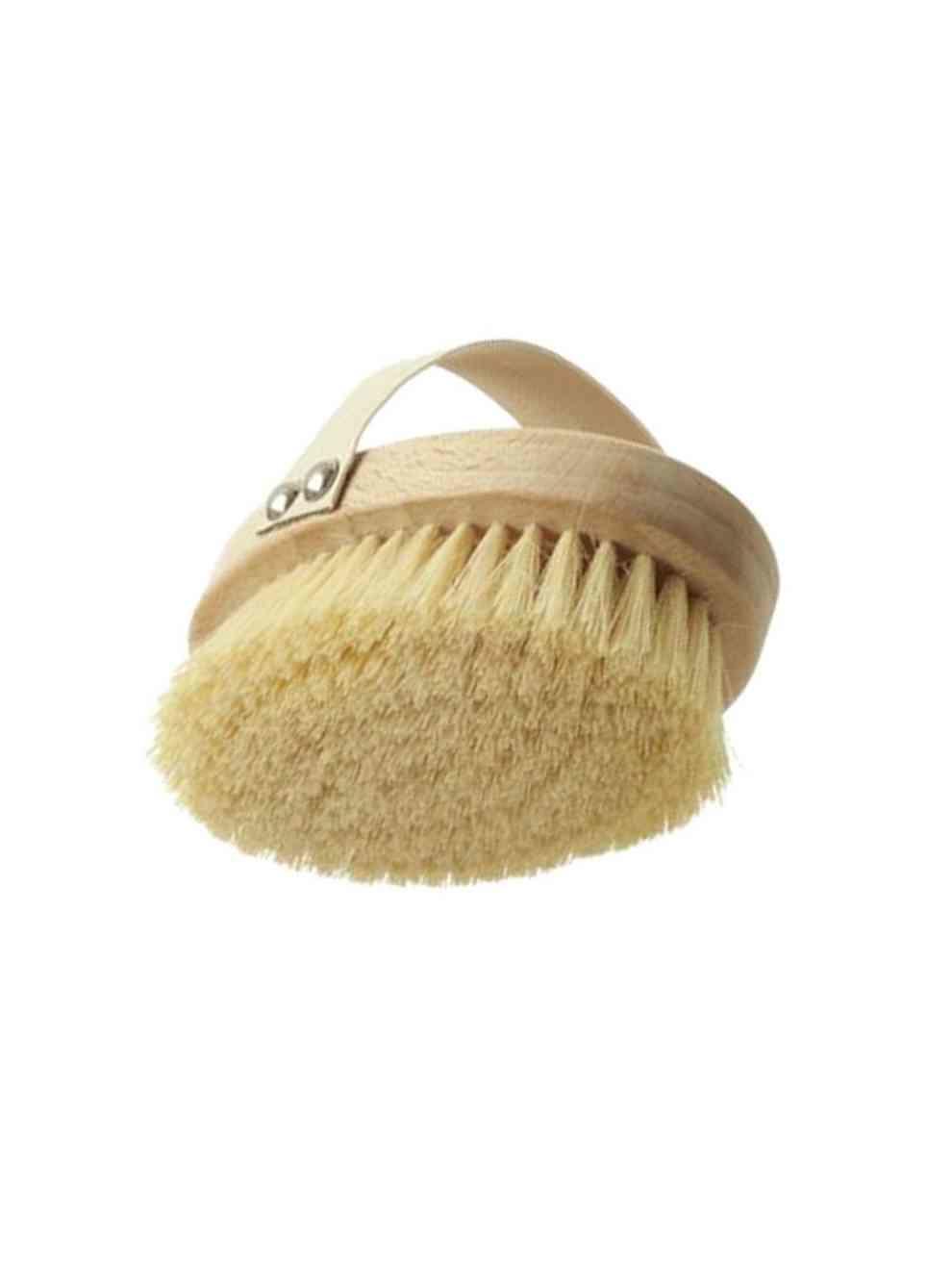 A picture of a body brush suitable for using all over the skin