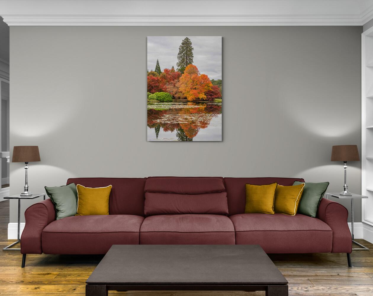 Getting the size of your print in proportion is important. This is a 120 x 85 canvas.
