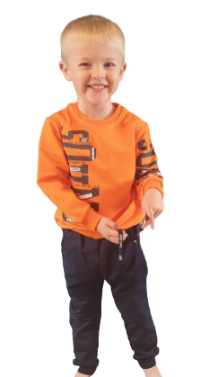 child play clothing boys orange set