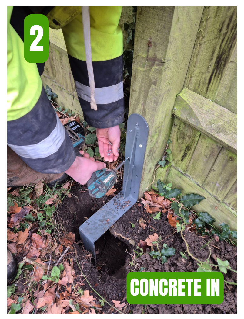 RSL Easy Fence Post Spike, Fence Post Repair Spike, British design and ...