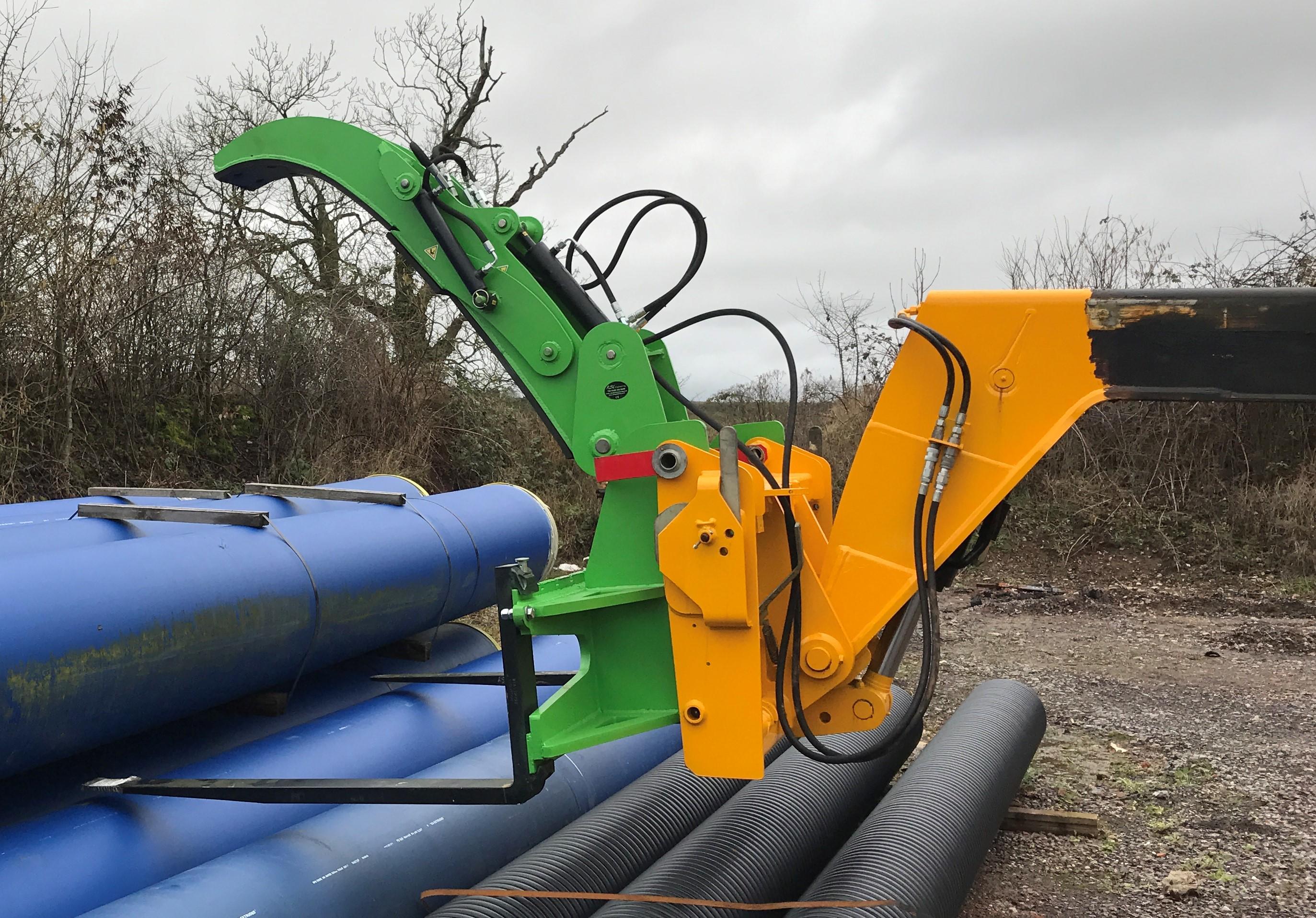 Pallet Fork Pipe Grab upto 2.5T Loader