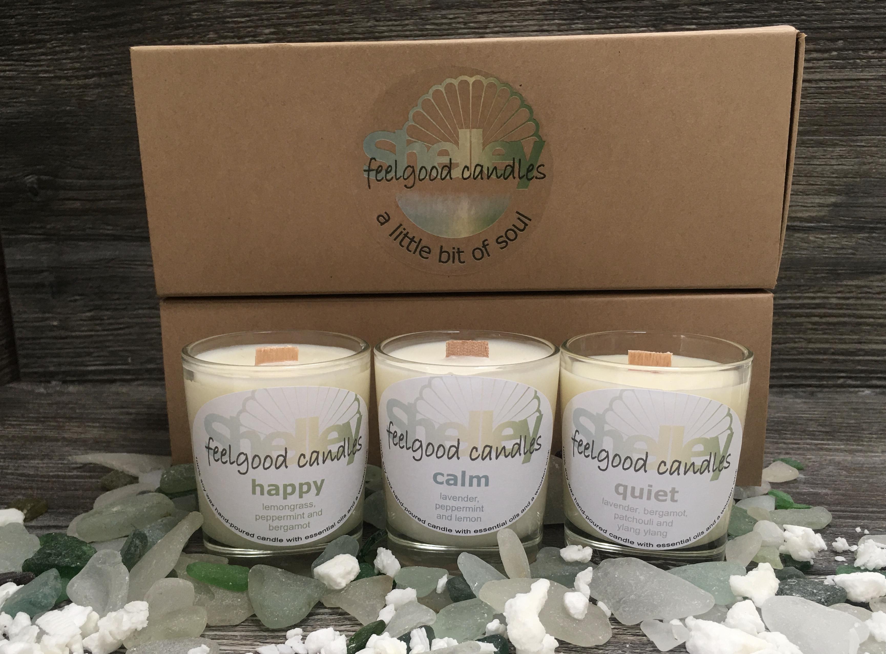 Scented Candles Gift Set, Soy Candle Gift Box