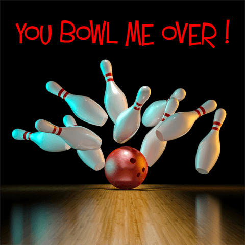 ten pin bowling strike