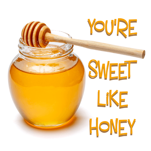 large jar of honey