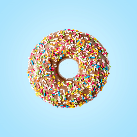 doughnut with sprinkles