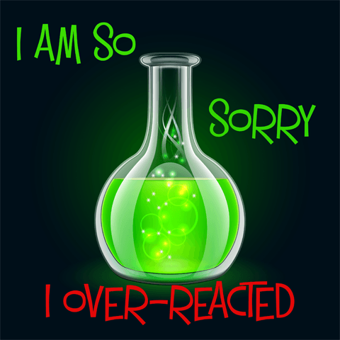 green chemistry experiment beaker