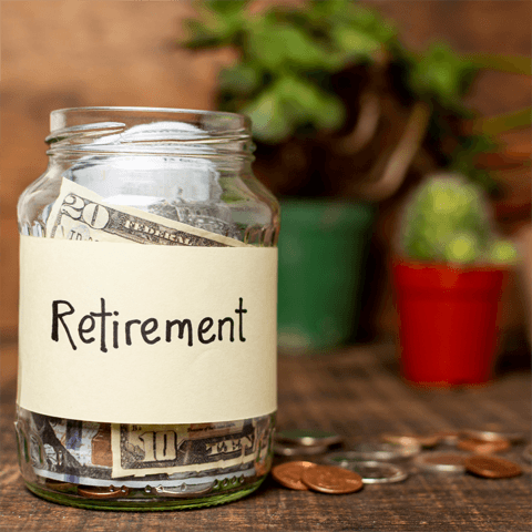 money jar retirement fund