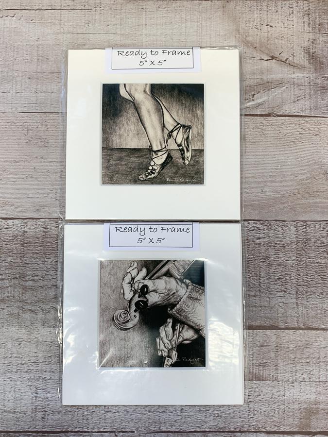 SET OF FOUR READY TO FRAME BLACK AND WHITE ART PRINTS 5 X 5 INCHES13-02-2021 at 17.55.42 2.JPG