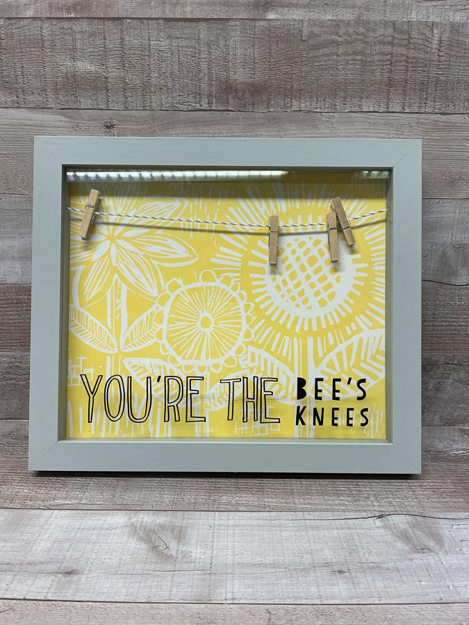 NEXT YOURE THE BEES KNEES FRAMED PHOTO FRAME.JPG