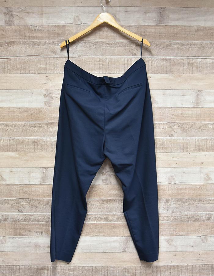 MONSOON NAVY BLUE SMART LADIES TROUSERS SIZE 18