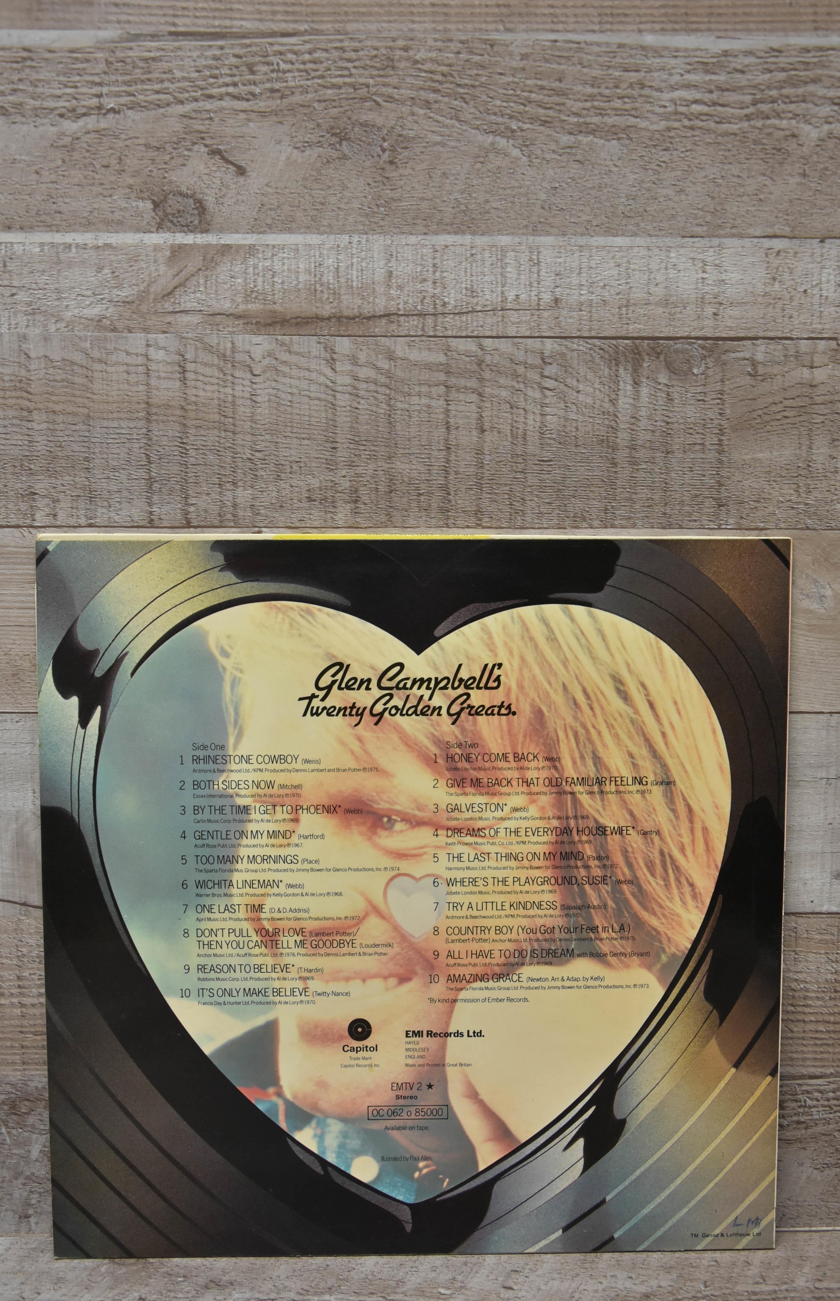 Glen Campbells Twenty Golden Greats LP-5589