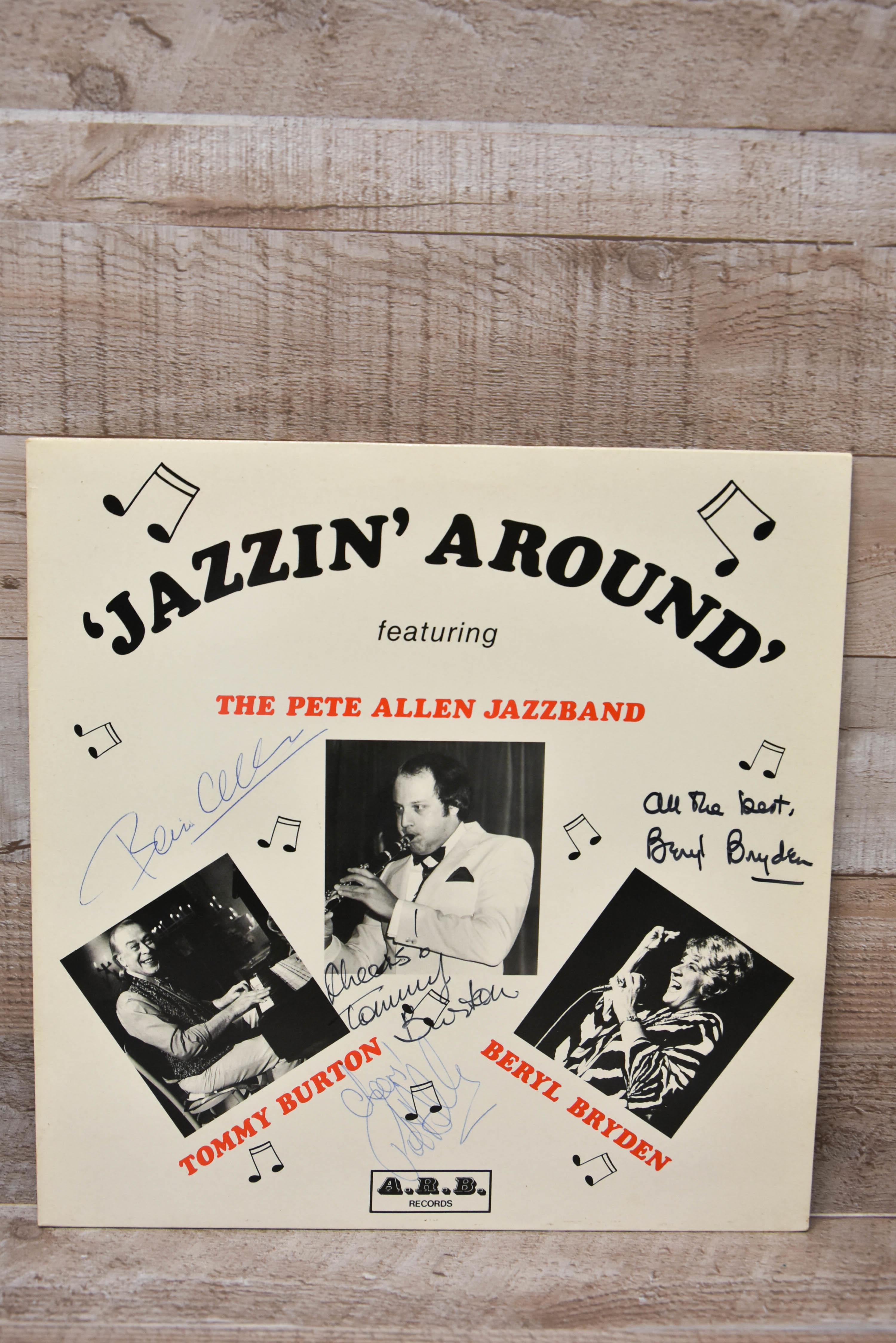 Jazzing Around Featuring The Pete Allen Jazzband SIGNED COPY LP-5548