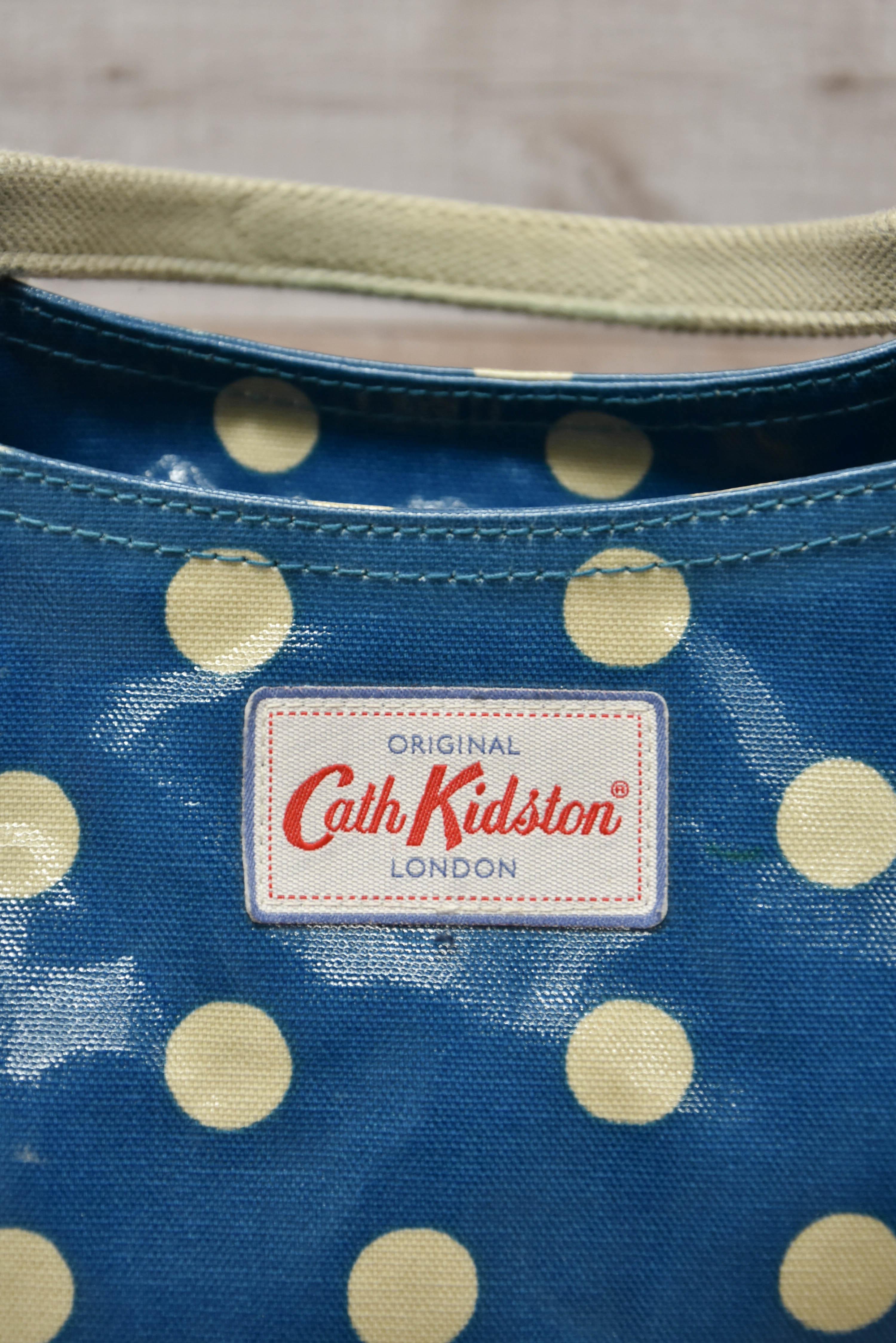 cath kidston blue spotty bolsa