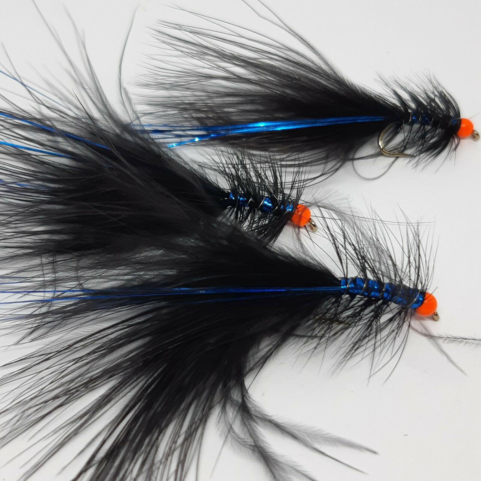 black blue dancer trout lures