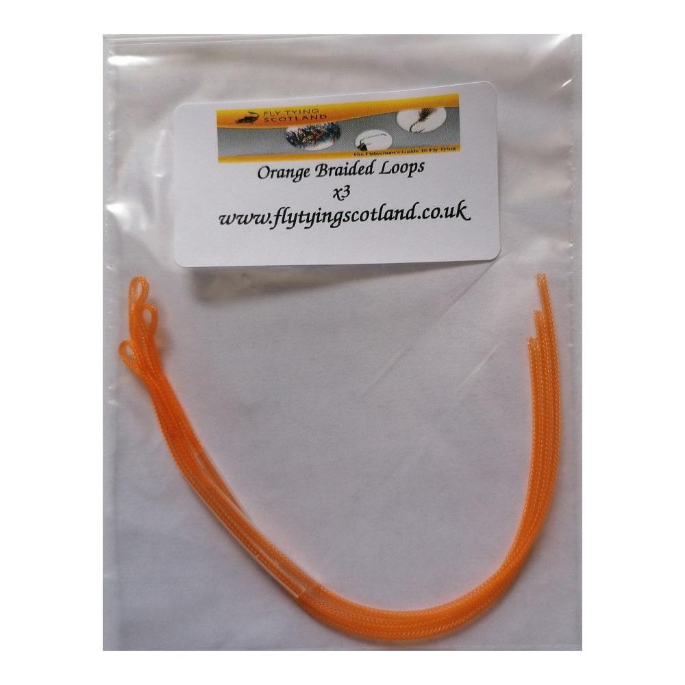 braided loops orange