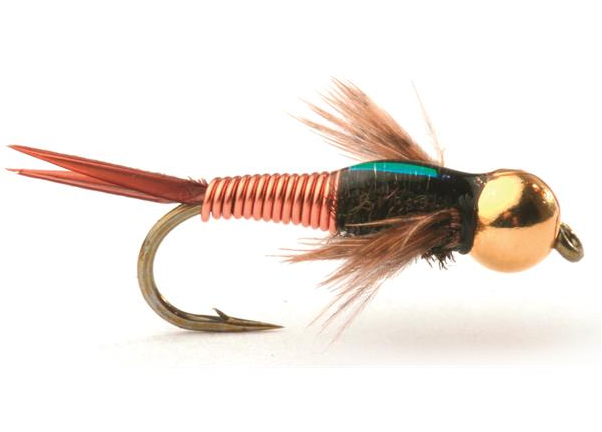 copper john nymph fly