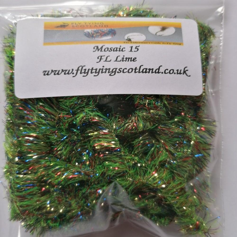15mm mosaic fritz lime