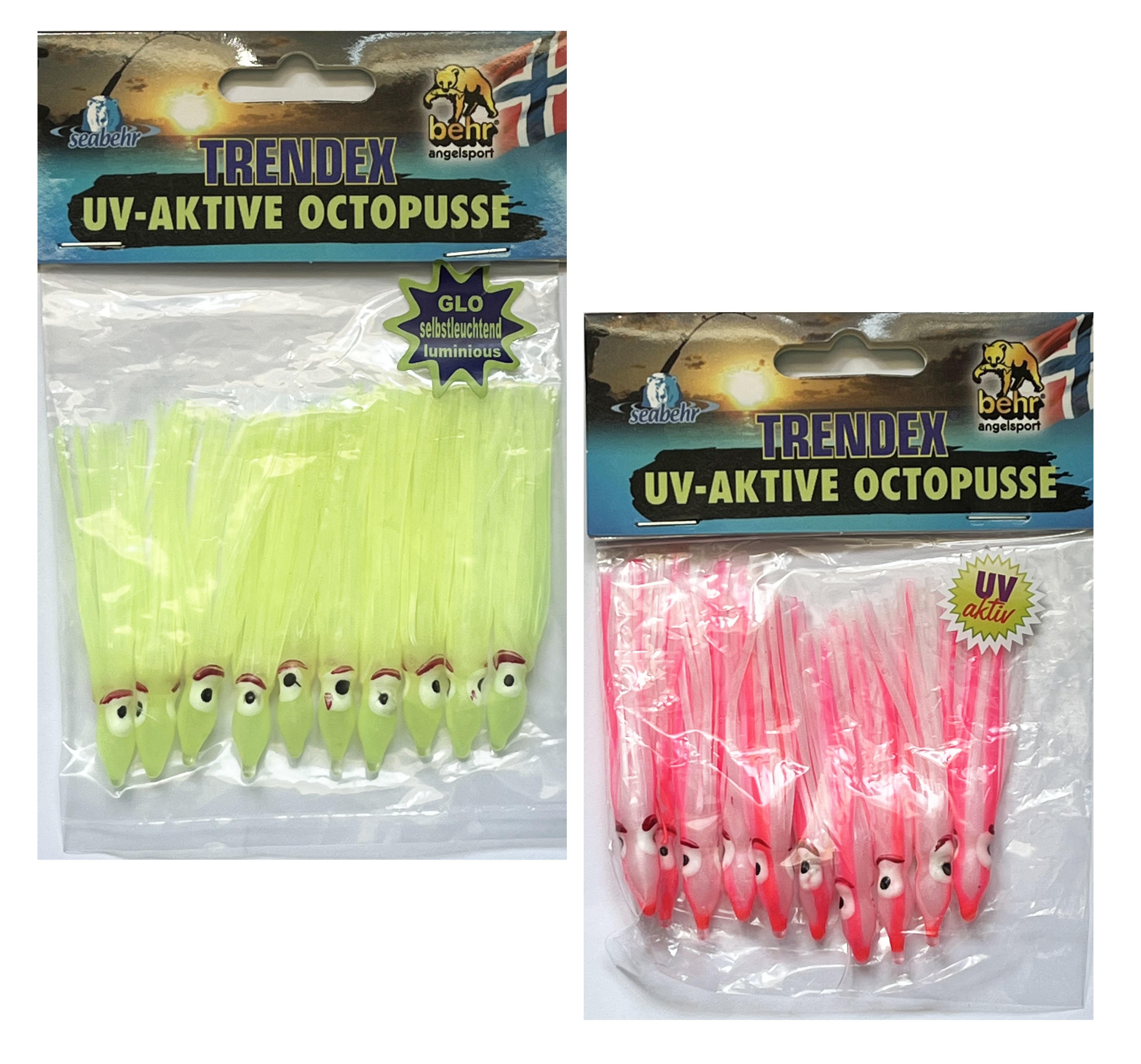 Behr Norway Special 3 Holographic Muppets Octopus Squid Sea Lures Rig 5 Colours 