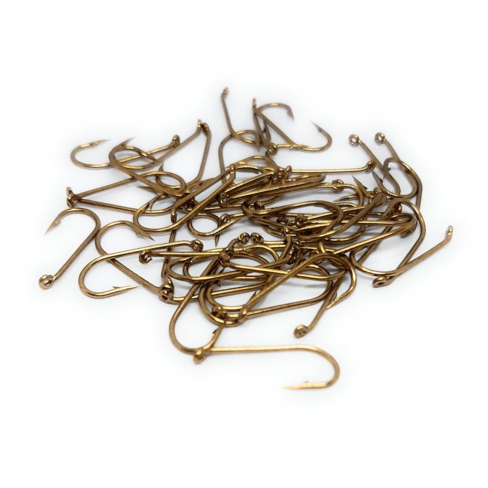 Barbed fly tying hooks