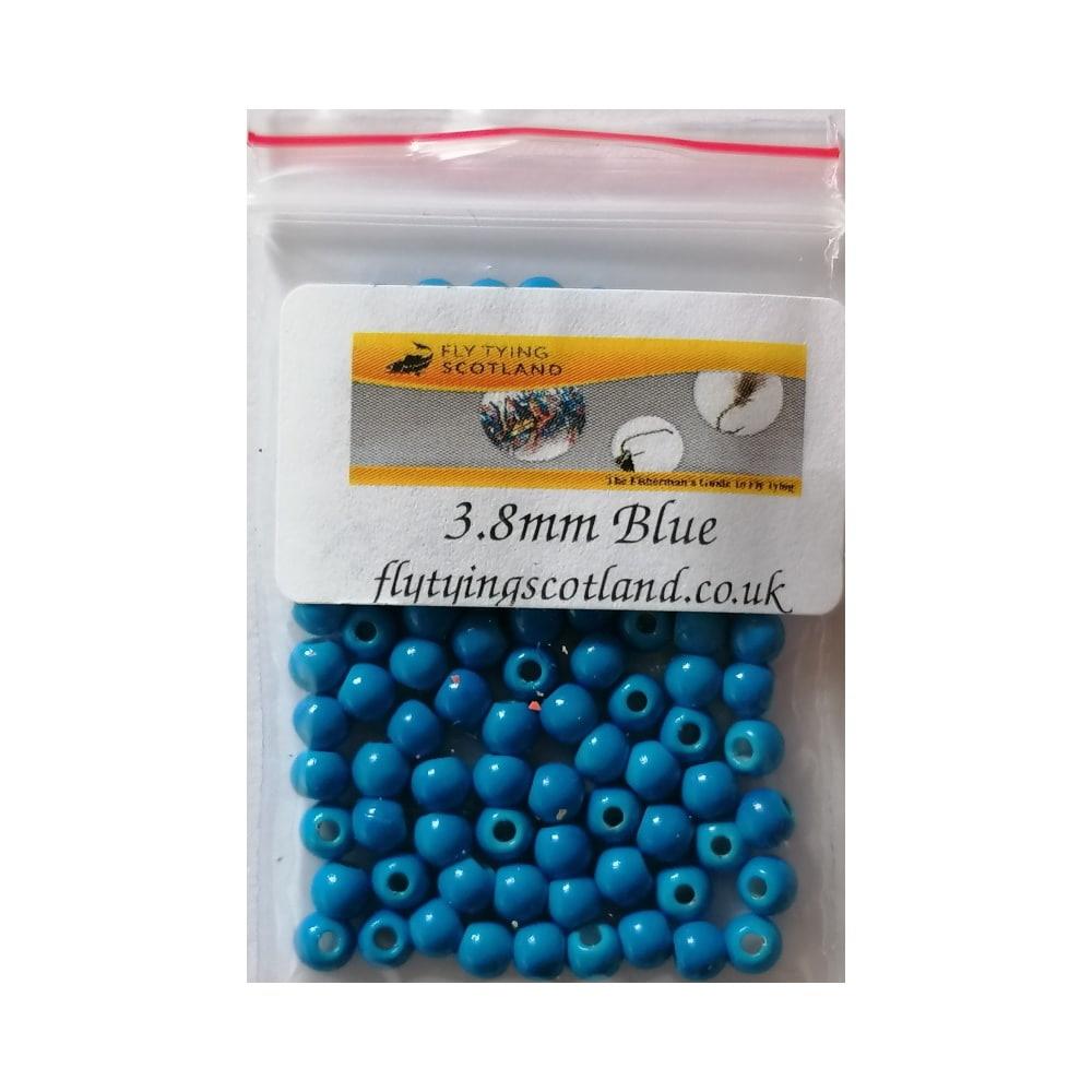 3.8 blue beads
