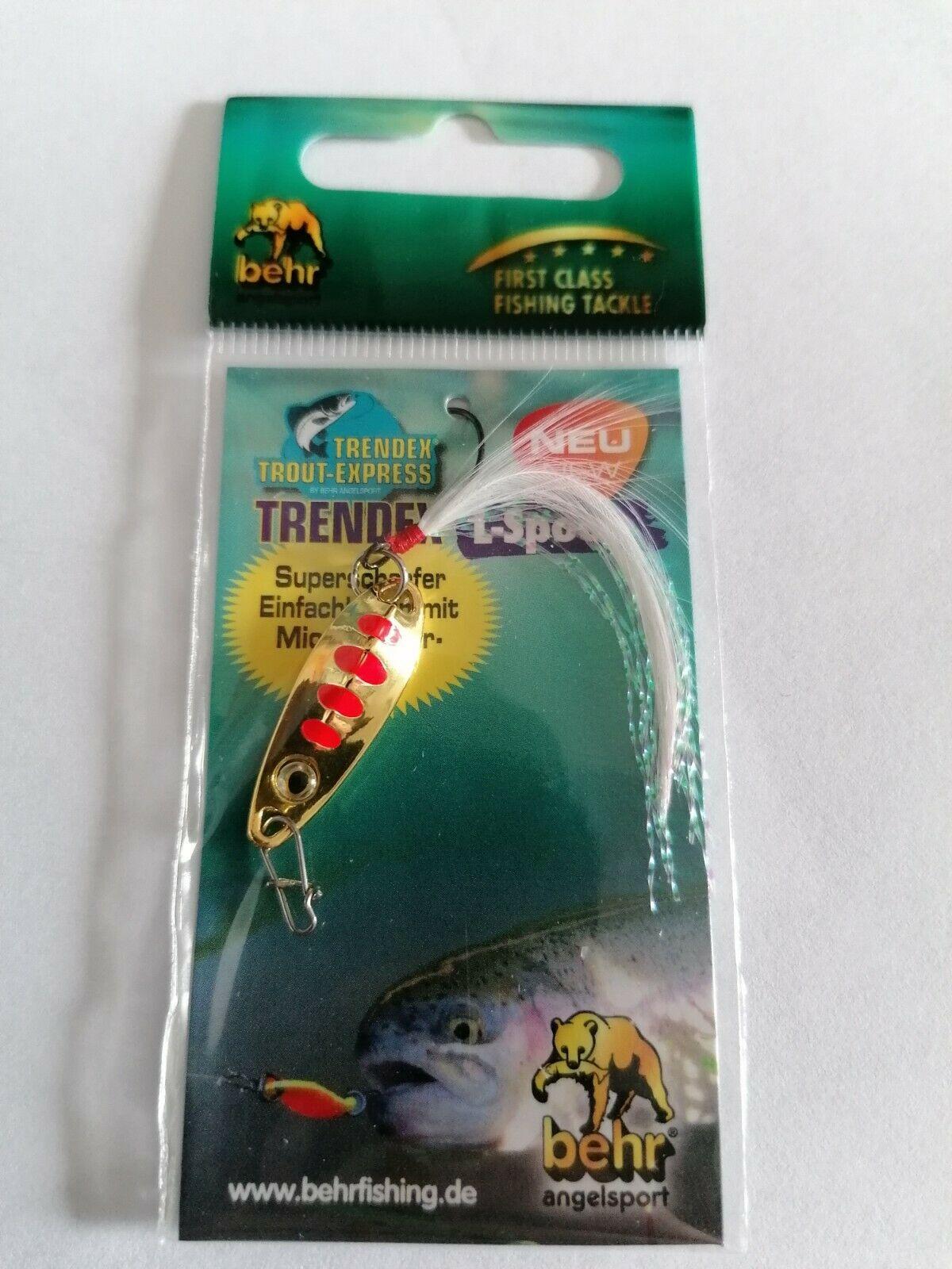 Gold Behr Fly Fishing Spinner Trout Spinner For Fly Rod