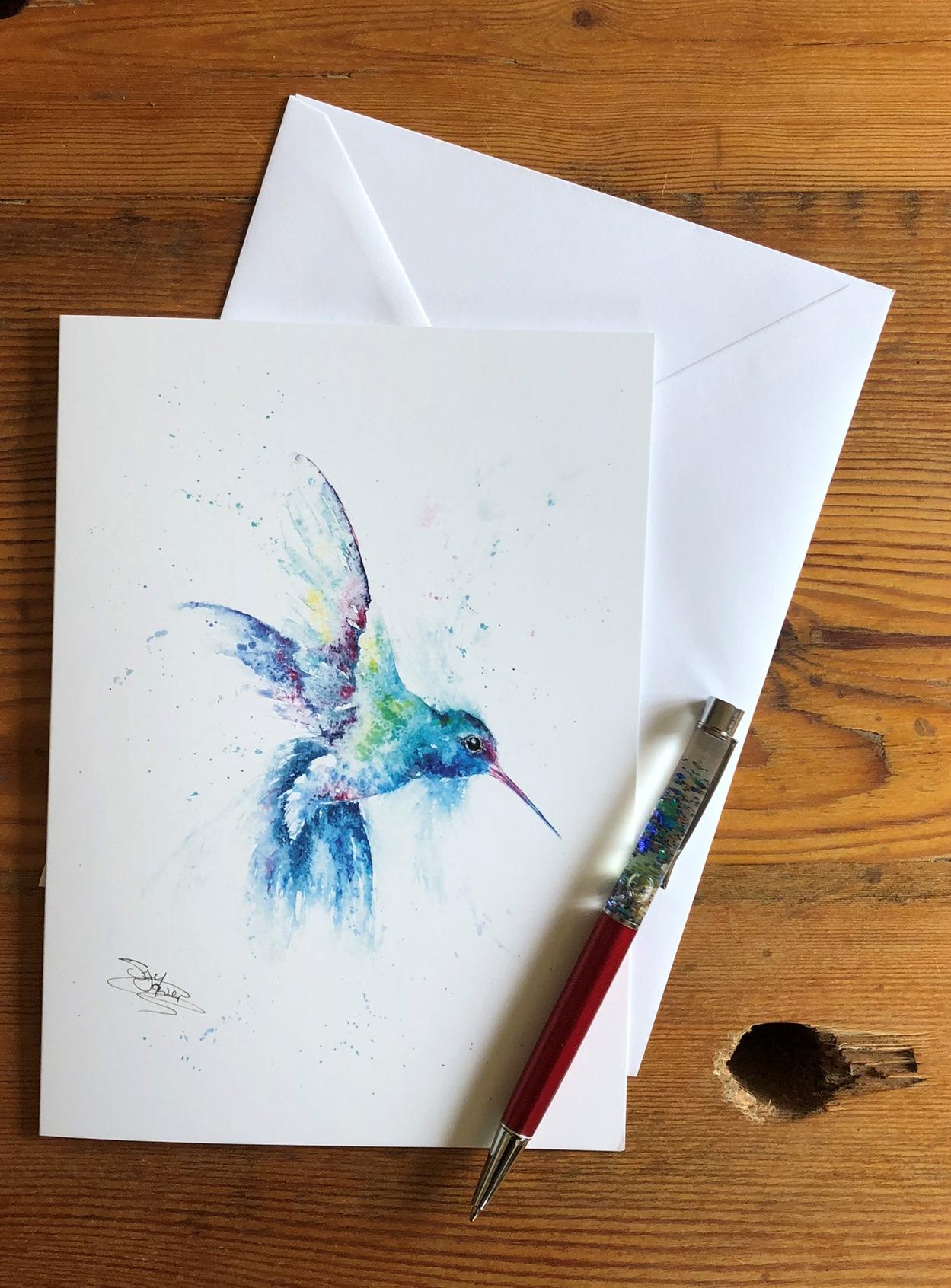 hummingbird card