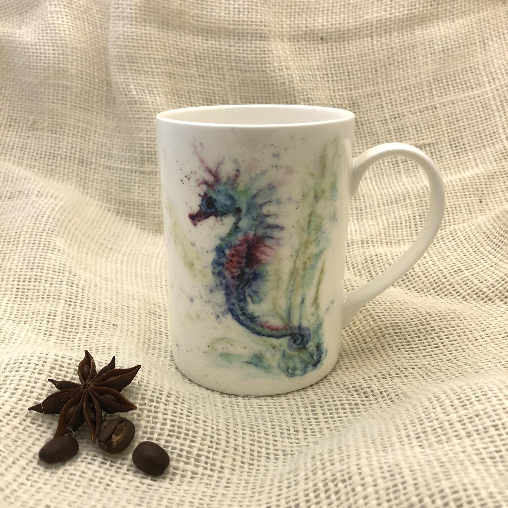 seahorse mug
