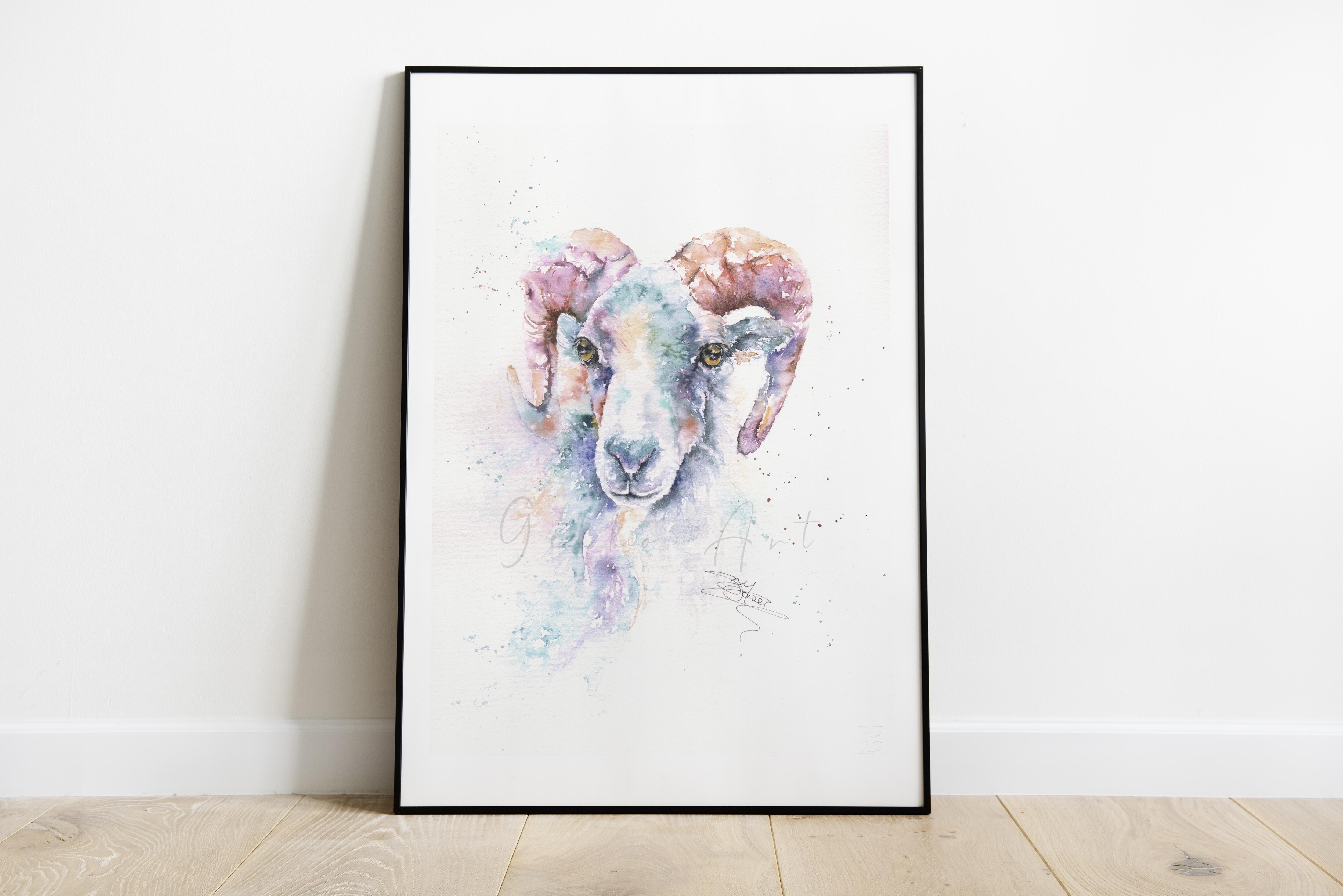 sheep painting