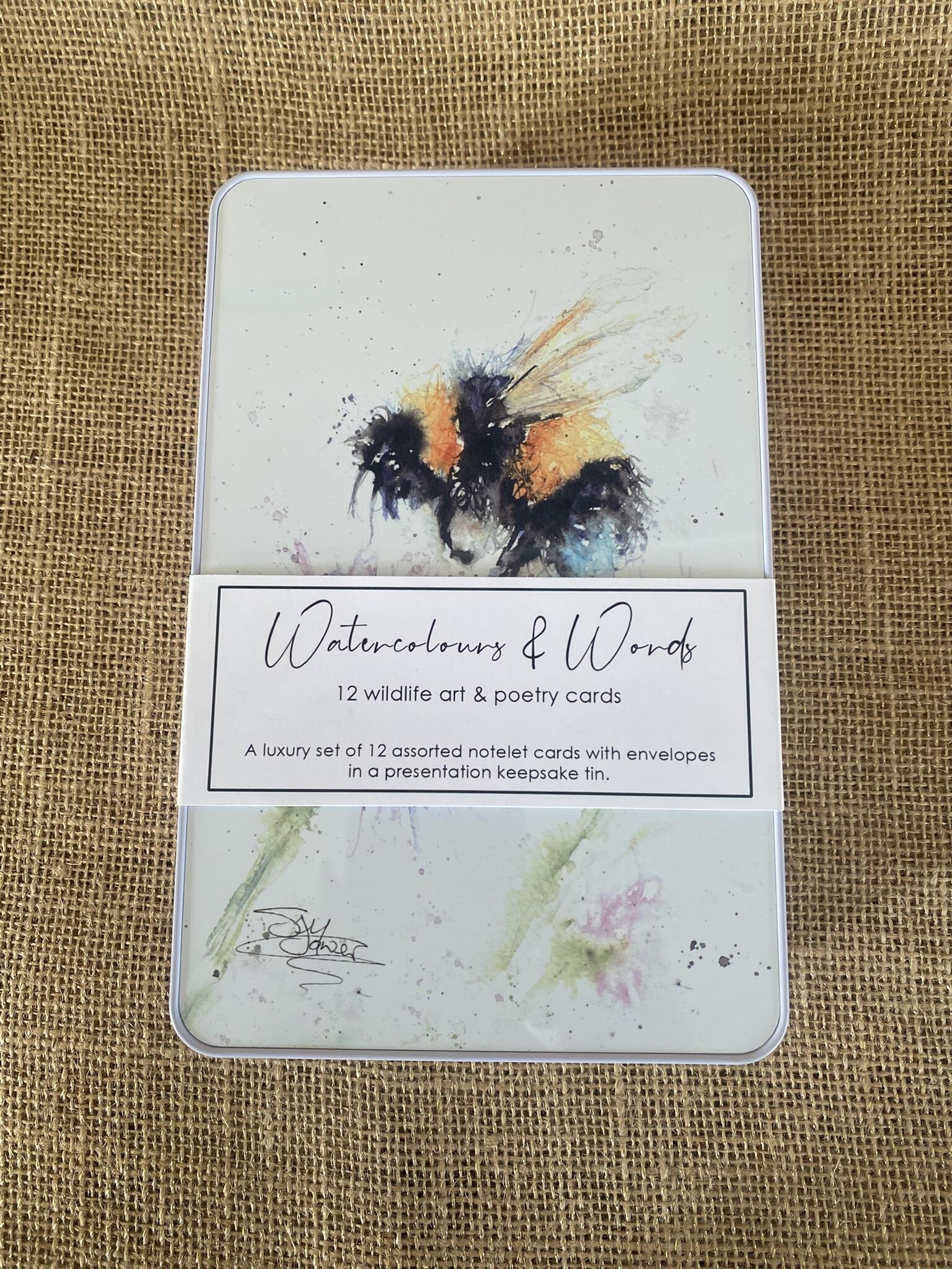 poetry card tin