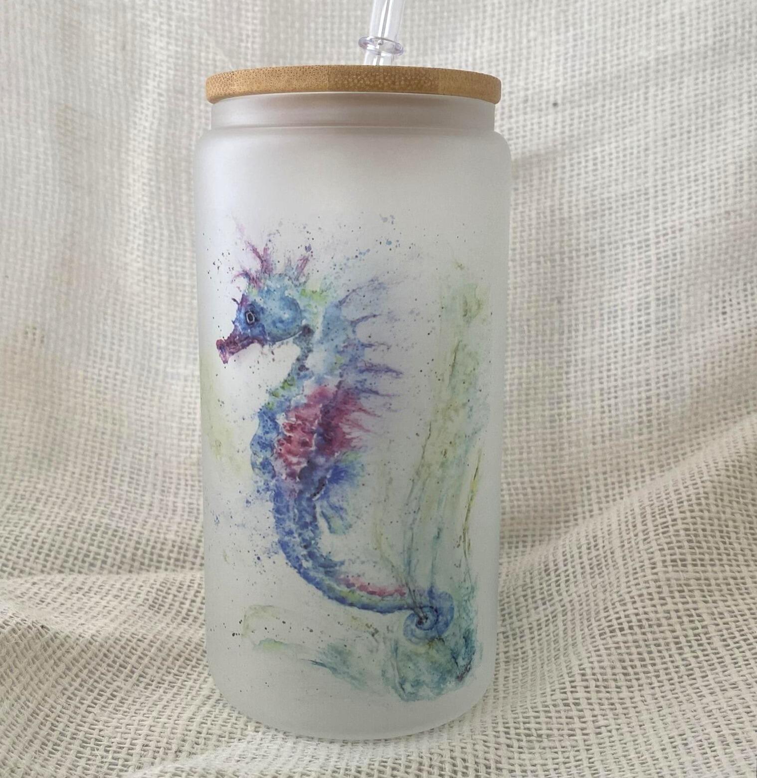 seahorse glass