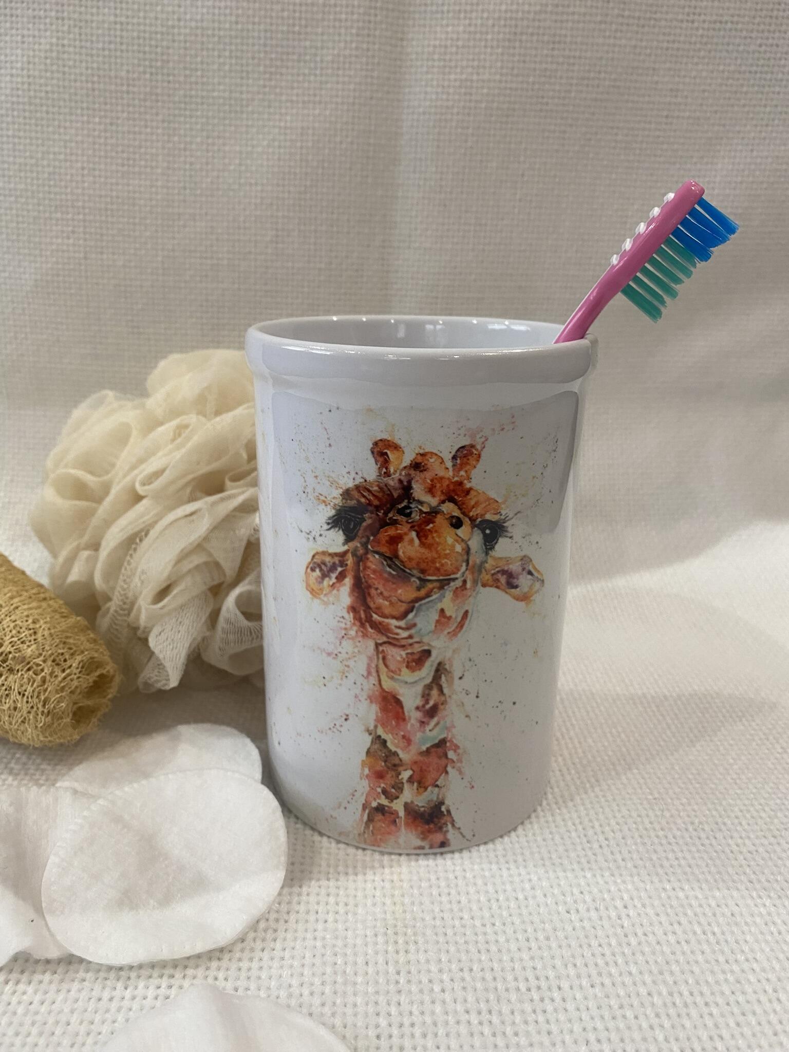 ceramic toothbrush holder