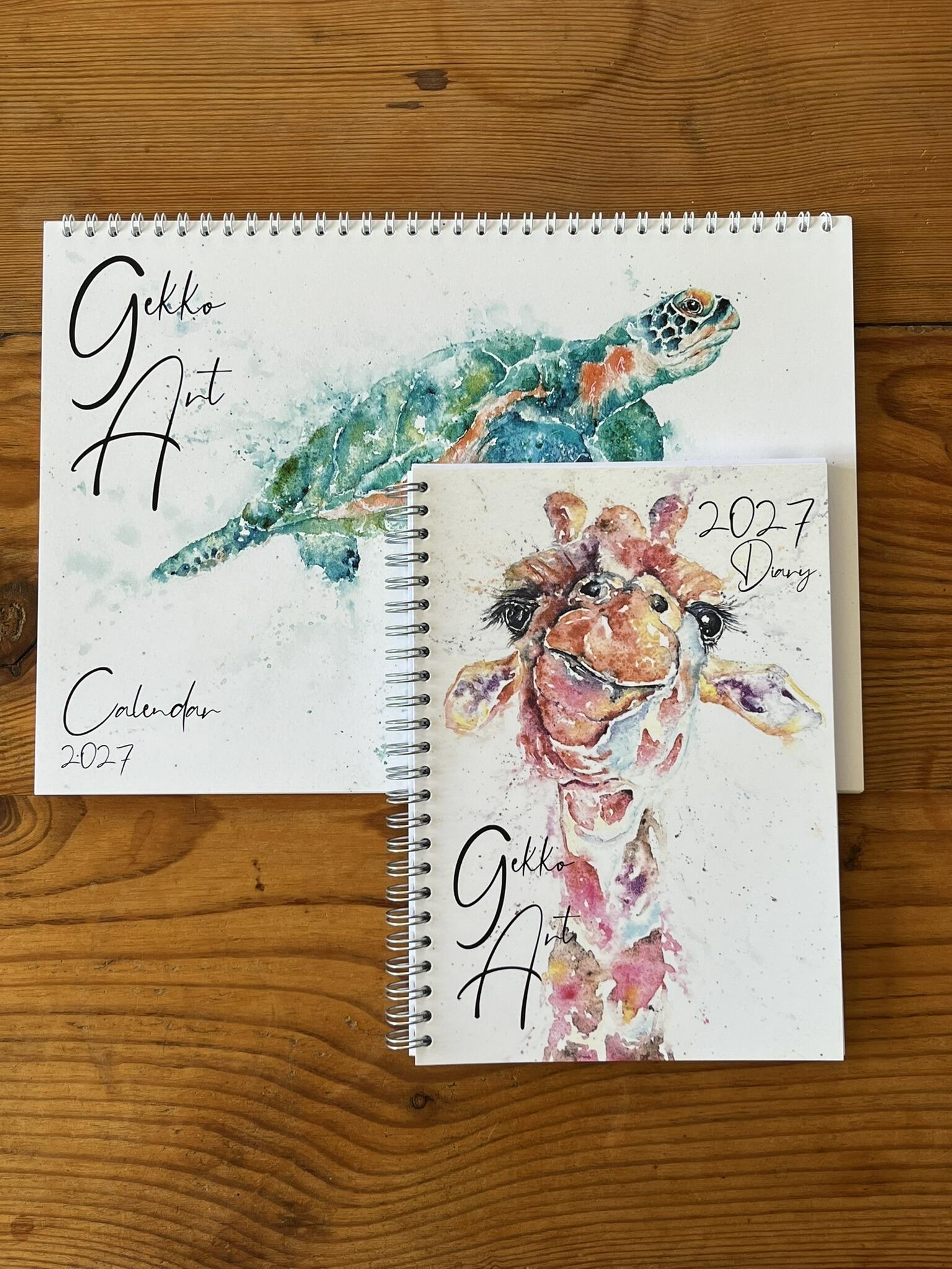 giraffe diary and calendar 2027