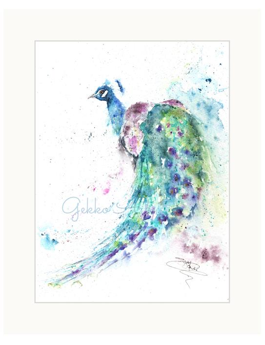 peacock print