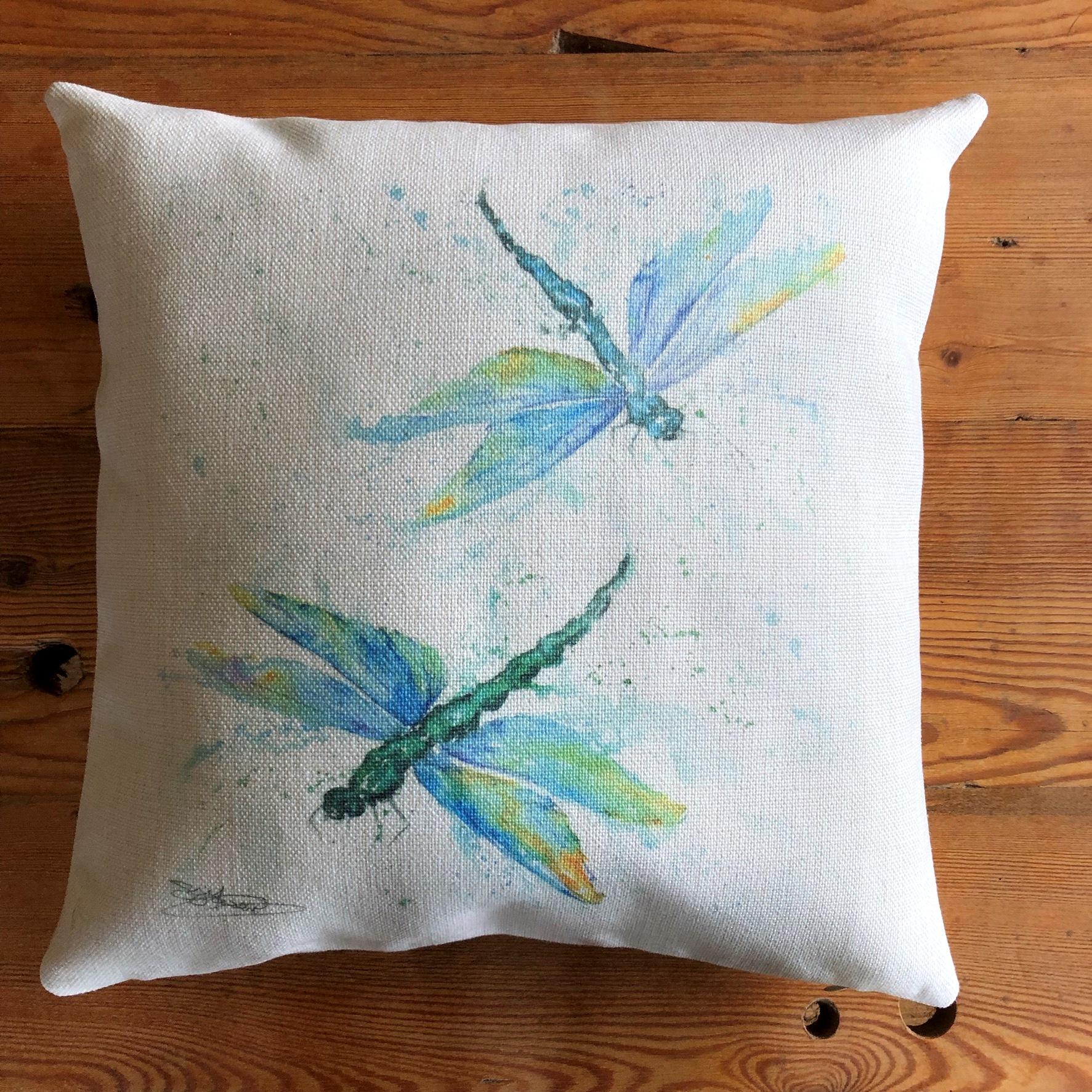 dragonfly cushion with pad