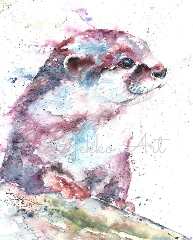 otter painting
