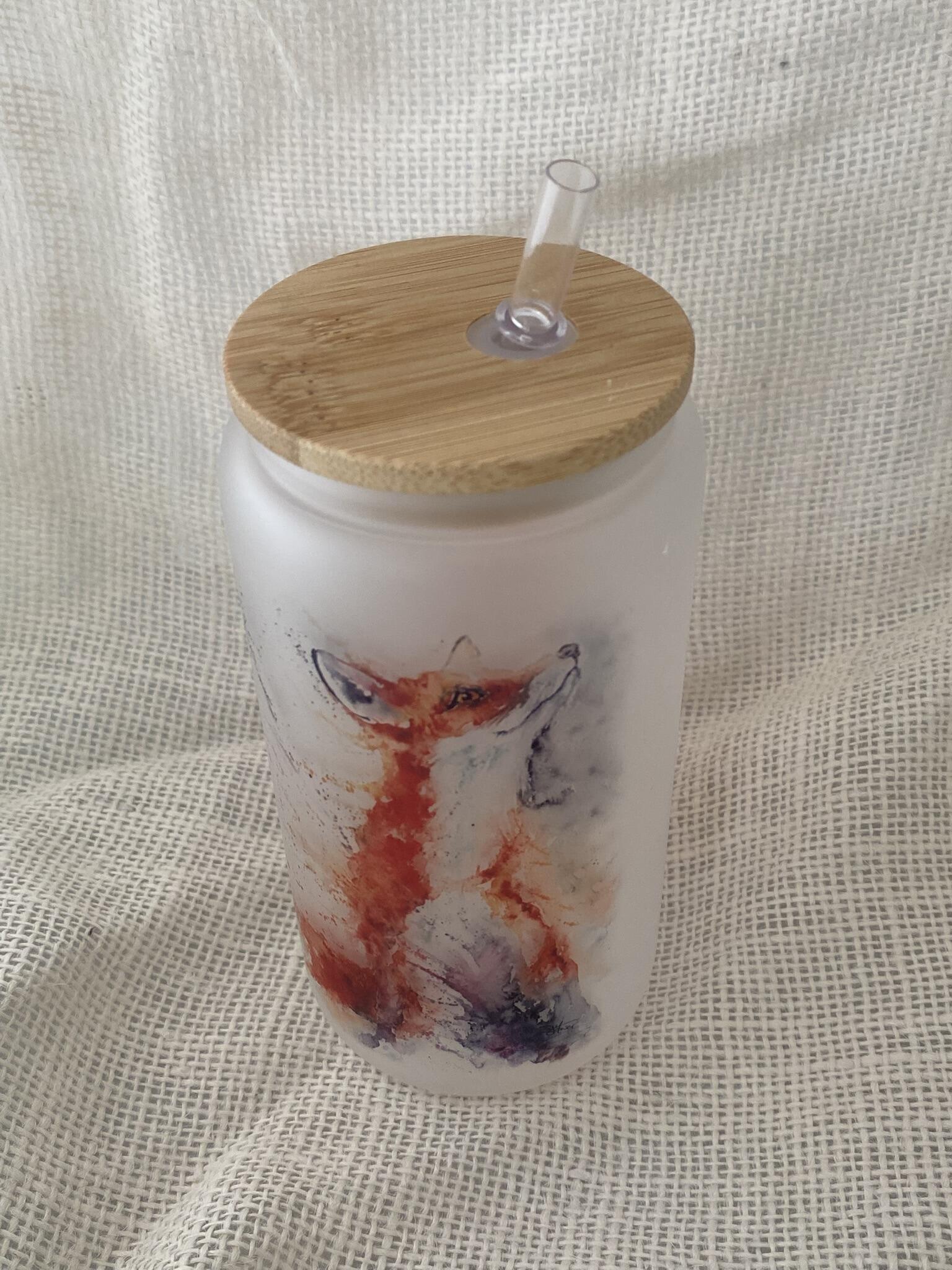 tumbler with bamboo lid