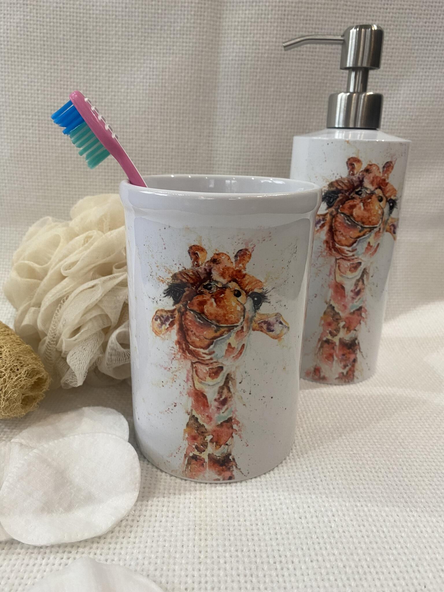 giraffe bathroom accessories