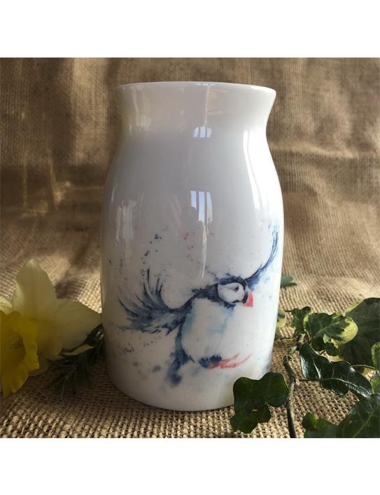 puffin vase