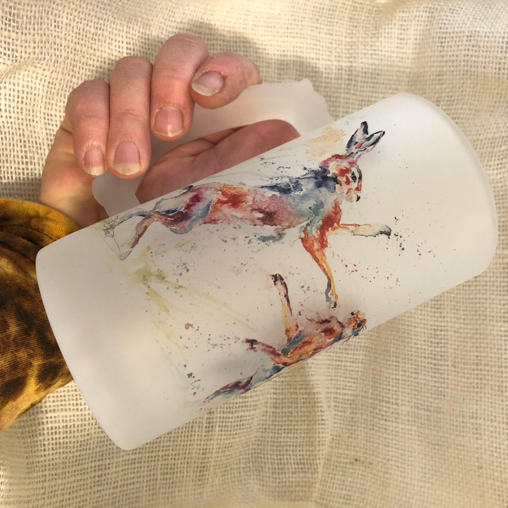 glass with handle